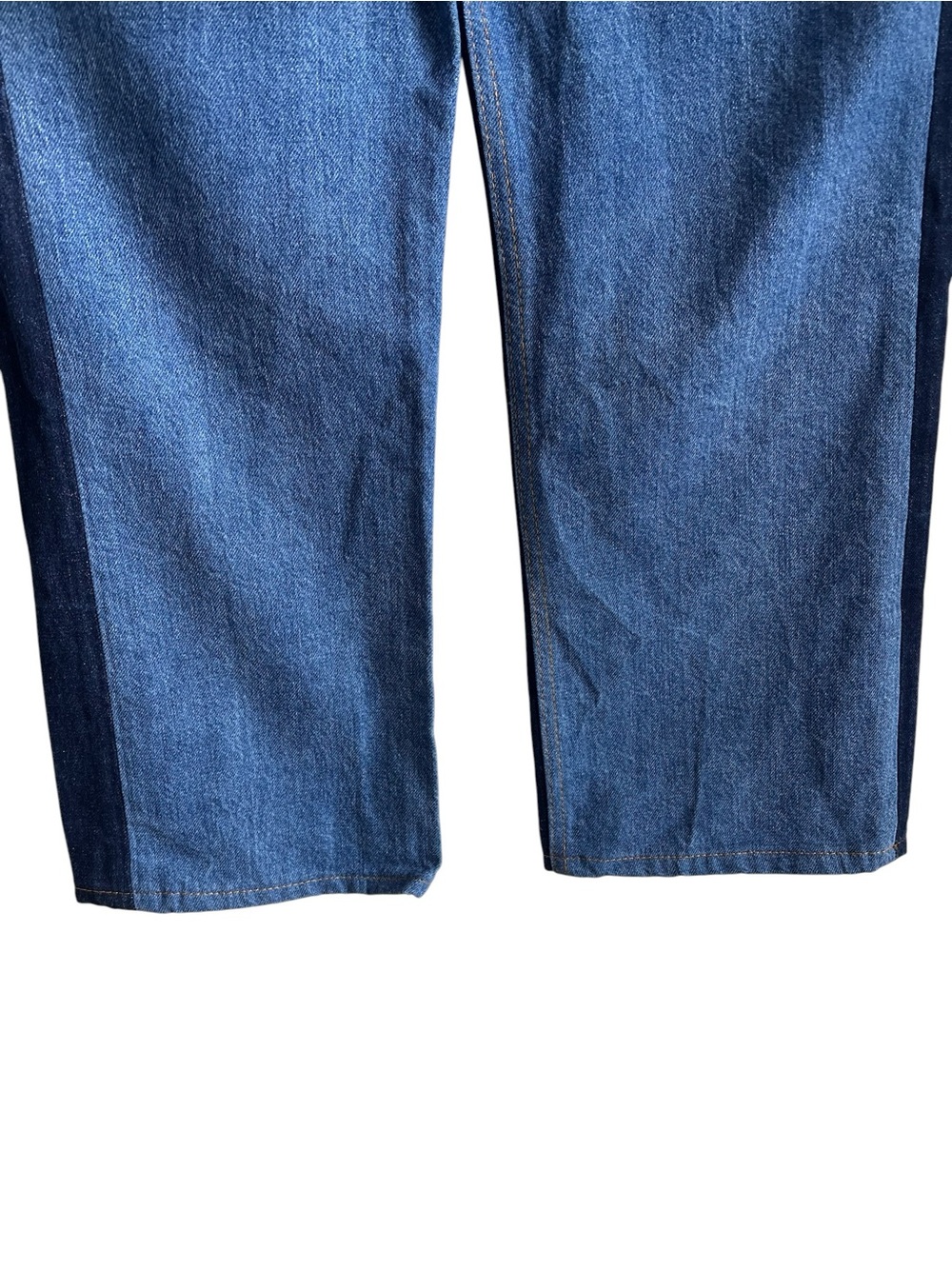 FRAME Blue Le Jane Contrast Patchwork Jeans size 28 excellent condition - Picture 8 of 14